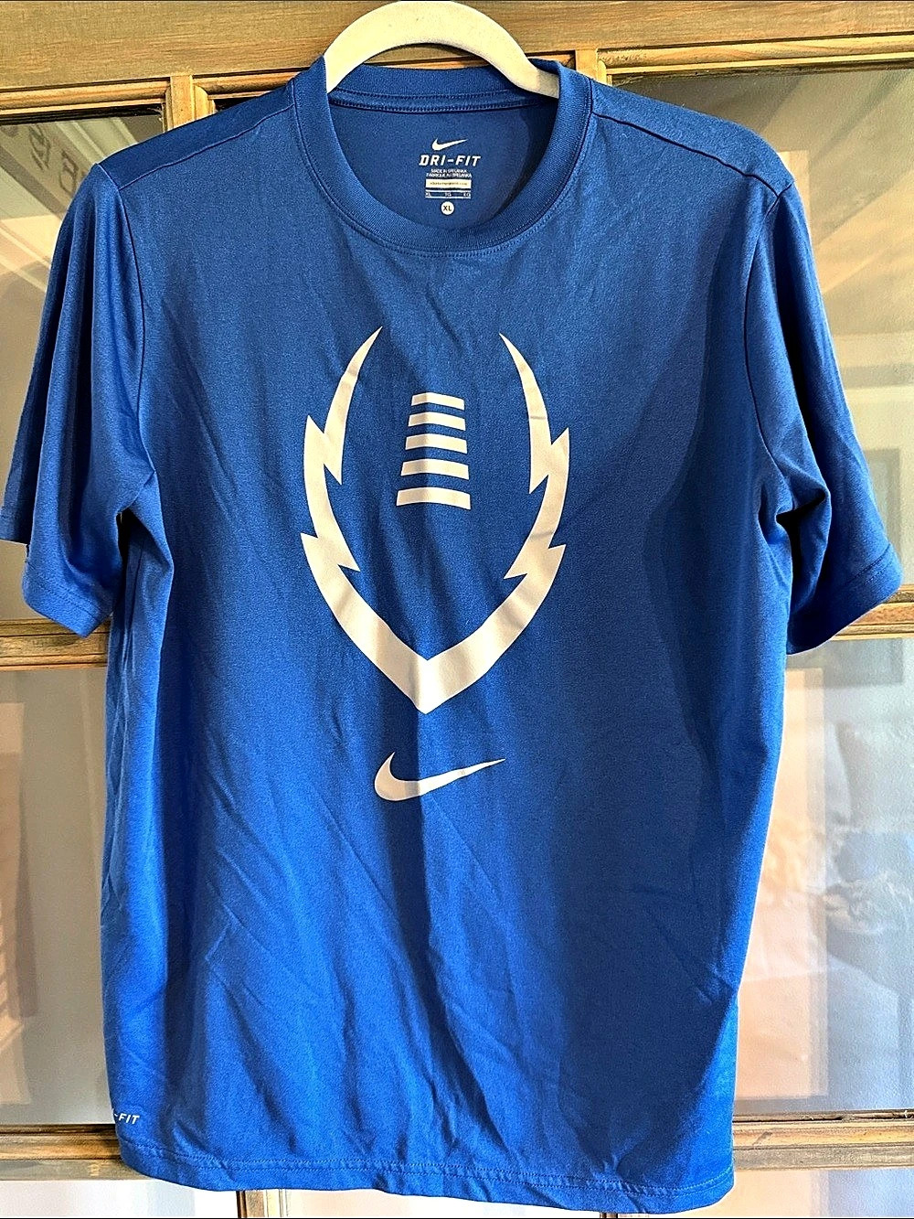 Nike Dri-FIT Football Graphic Blue XL